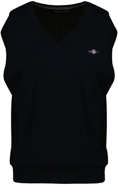 Gant Classic Gebreid Vest Zwart L Man