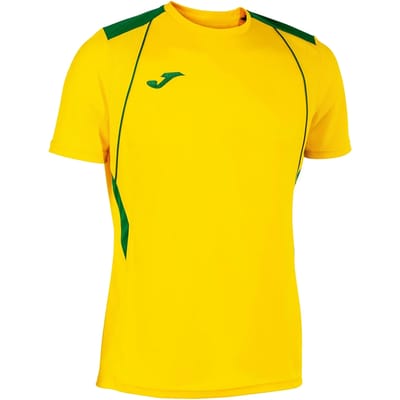 Joma Championship Vii T-shirt Met Korte Mouwen Geel 5-6 Years Jongen