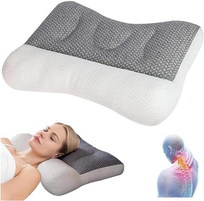 Orthopedisch neksteun kussen met traagschuim voor alle slaaphoudingen