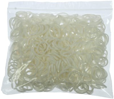 Epplejeck Elastiekjes (500 St) Wit