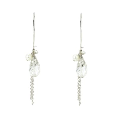 Behave - Oorhangers dames - Romantische look - Druppel met pareltje