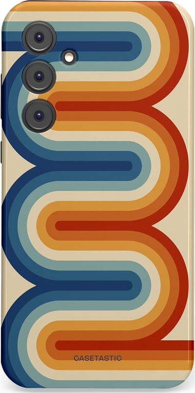 Casetastic Hoesje Geschikt voor Samsung A35 - Stijlvolle Beschermende Duo-layer Case - Vintage Boog