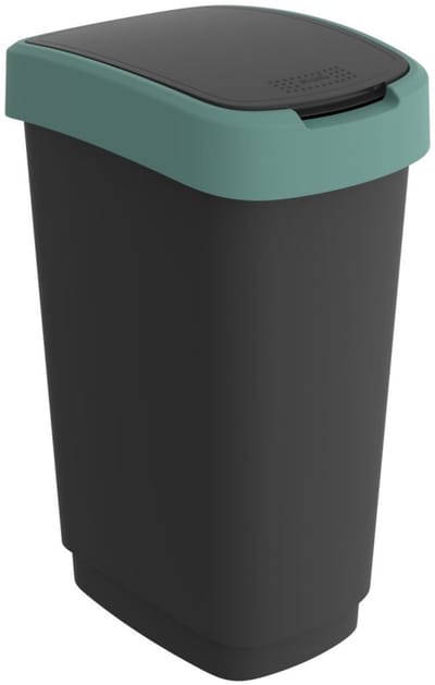 Rotho Twist Afvalbak 50L Mistletoe Groen/Antraciet