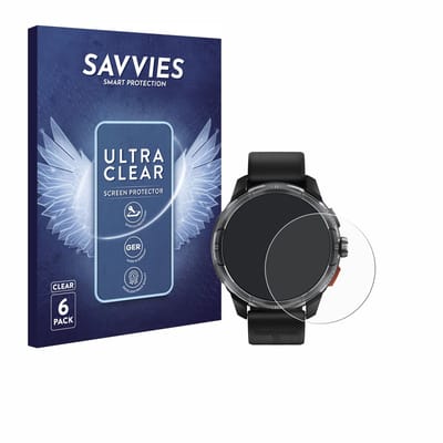 Savvies - Screenprotector voor Haylou Solar Ultra - Folie Beschermfolie transparant 6 Stuks