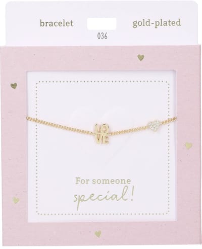 Depesche - Armband "Heart of Gold" - mot. 036 - Love - gold