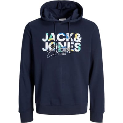 JACK&JONES - JJGEPLAS SWEAT HOOD LN - Heren - Sweaters