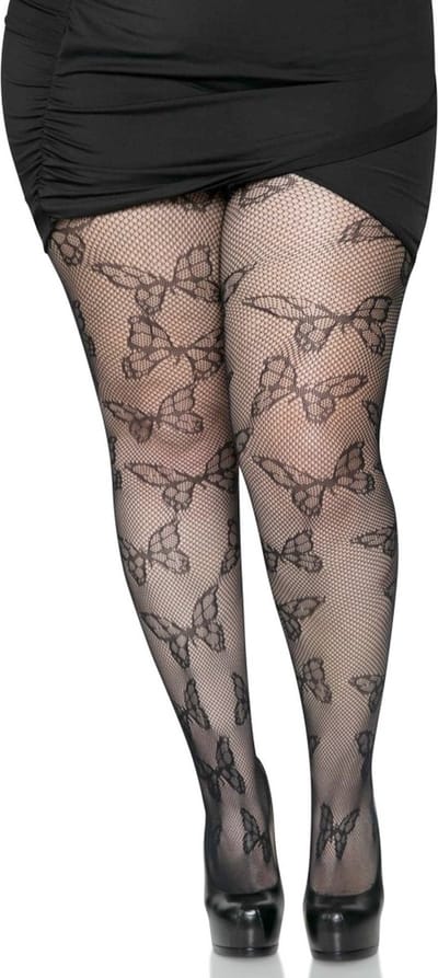 Leg Avenue - Butterfly Net Panty - Zwart