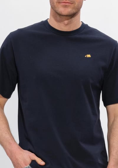 Forét Tent T-shirt Polo's & T-shirts Heren - Donkerblauw - Maat XXL