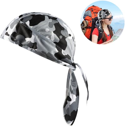 Oneay 1-delige zweetabsorberende beanie / helmmuts – ademende skull cap / onderhelm voor dames en heren – ideaal voor fietsen en outdooractiviteiten