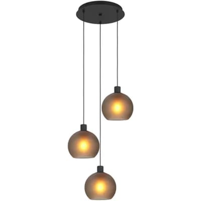 Eglo Hanglamp Cesenatico Gerookt Glas ⌀42,6cm 3xe27