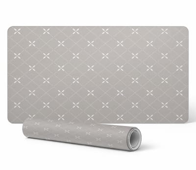 Duurzame gamingmat met geometrisch bloemenpatroon 90x45 cm
