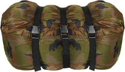 Slaapzak Pilot met legerprint - Slaapzak - 210x80 cm -