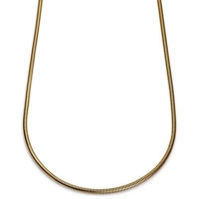 Essentials | 4 mm Goudkleurige Ketting met Slangenschakels