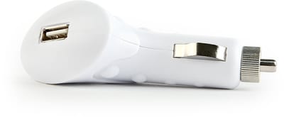 Gembird MP3A-UC-CAR1 oplader voor mobiele apparatuur Mobiele telefoon, MP3, Tablet Wit Sigarettenaansteker Auto