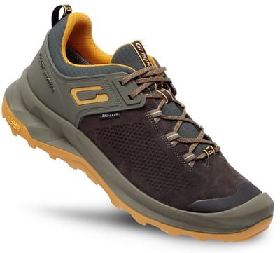 Grisport Discovery low bruin geel wandelschoenen uni (15405-169)
