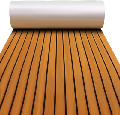 Innovastore Bootvloer - Vloer - Bodembedekker - Antislipmat - Teakhouten Boot vloeren - Teak Vloerbedekking - Snijmat - 240x90xm