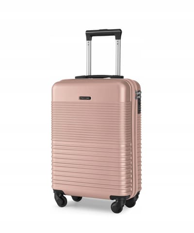 Puccini Roze ABS Handbagagekoffer 55cm - Lichtgewicht & Veilig