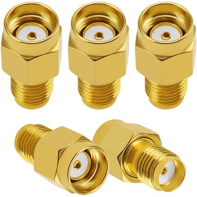 5x SMA Vrouwelijk naar RP-SMA Mannelijk RF Coaxiale Adapter voor WiFi Antenne en Router