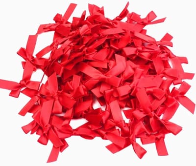 Decoratieve Satijnen Ribbons voor Feestelijke Gelegenheden - 100 Stuks voor Bruiloften, Verjaardagen en Cadeaus, Perfect voor Scrapbooking en Creatieve Projecten