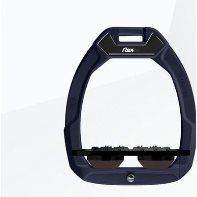 Veiligheidseisen voor paardrijden Plat Ultra Grip Blauw/Zwart/Bruin Flex-On Safe-On