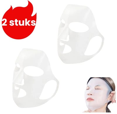 2-delige - Siliconen maskerhoes - Oorhaak 3D antislip maskerbevestigingshulpmiddel - Maskerbeschermhoes - Transparant