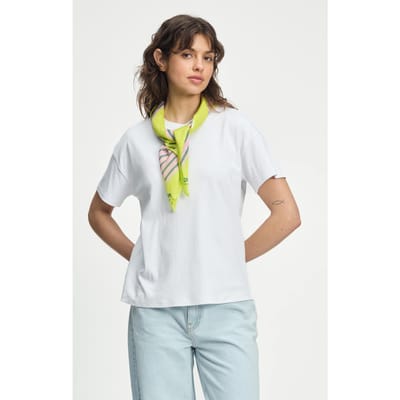 POM Amsterdam Shawl - Pom Stripes Rose Pink Maat: OS | Sjaals Outlet | Dames | Groen