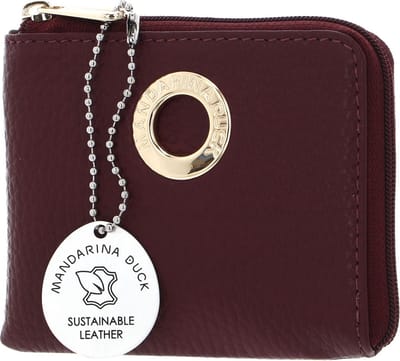 MANDARINA DUCK Leren Portemonnee Mellow Leather Wallet Windsor Wine Wijnrood