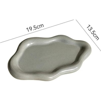 Stijl Wolkvorm Sieradenschaal voor Dames Sieradenbakje Keramisch Bord Exquise Ornamenten Snuffelschaal Schaal voor Verjaardagscadeau