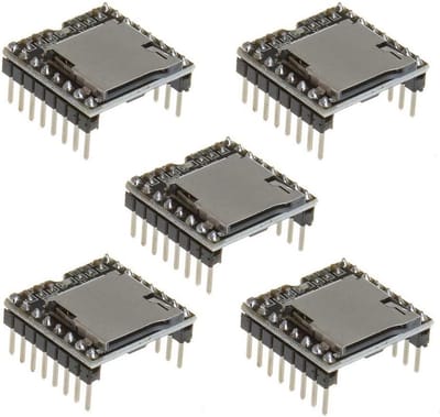 MP3 Module - Voice Decoder - Audio Projecten - TF Kaart Ondersteuning - Compact Formaat