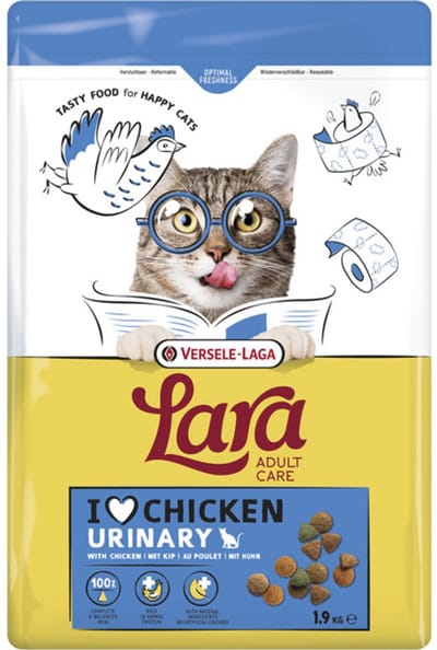 Lara Adult Urinary Care Kip - Kattenvoer - 3 x 1,9 kg