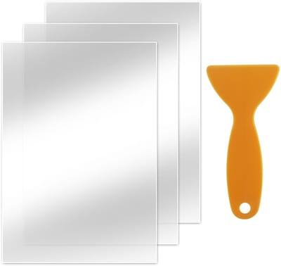 Dailygoods- FEP-folie 3 stuks - 140 x 200 mm - transparant - hoge lichtdoorlatendheid - duurzame eigenschappen - vervangstukken voor 3D-printer