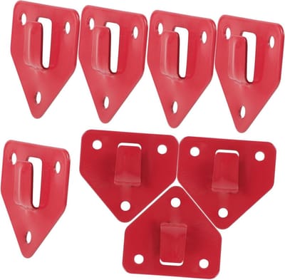 Brandblusser Beugel - Wandhaak - Brandveiligheid Thuis - Stevig IJzer - 6.2 cm - Rood