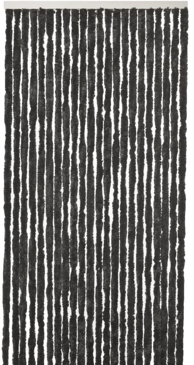 Vliegengordijn kattenstaart - zwart - 90 x 220 cm - deurgordijn - hor - tegen insecten - Insectenwerende vliegengordijnen