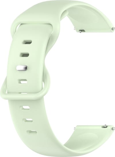 Siliconen bandje - geschikt voor Huawei Watch GT 2 42 mm / GT 3 42 mm Active / Elegant / GT 3 Pro 43 mm en Polar Ignite 2 / 3 / Pacer / Unite - lichtgroen