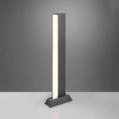 Trio Lighting LED tuinpadverlichting MARIZA, hoogte 100 cm, antraciet, metaal, IP65