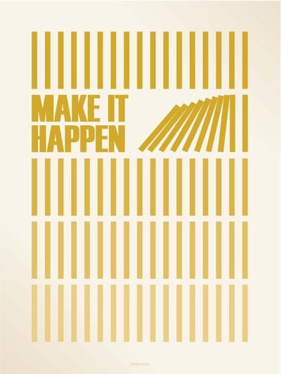 ViSSEVASSE Make It Happen Amber - Poster - S