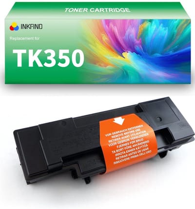 INKFIND TK350 Zwart tonercartridge van 1 stuk compatibel met Kyocera TK350 TK-350 voor Kyocera FS-3920DN FS-3040MFP FS-3140MFP 1-pack BK