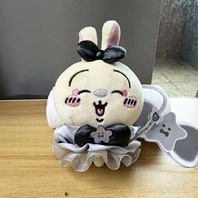 Nieuwe Chiikawa Dark Magic Girl Pluche Pop Hanger Cadeau Schattige Usagi Hachiware Hanger Pluche Speelgoed Pop Tas Hanger Kinder Cadeau