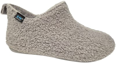Q Fit Lieke Grijze Gesloten Dames Pantoffels - Grijs - 36