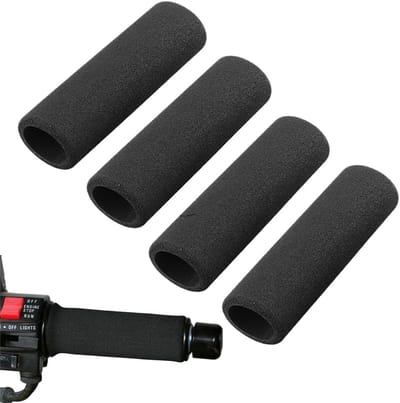 Handvat Covers - Stuurhoezen - Comfortabel Rijden - Anti-Vibratie - 4 Stuks - Zwart