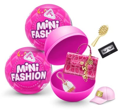 Mini Fashion Verzamelspeelgoed - Echte Stoffen Tassen en Accessoires (2 stuks)