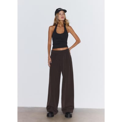 Stradivarius Haltertop  Zwart XS