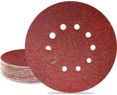 Schuurschijven Klittenband 225mm Rond Met 10 Gaten voor Droogbouwschuurmachine en Schuurgiraf