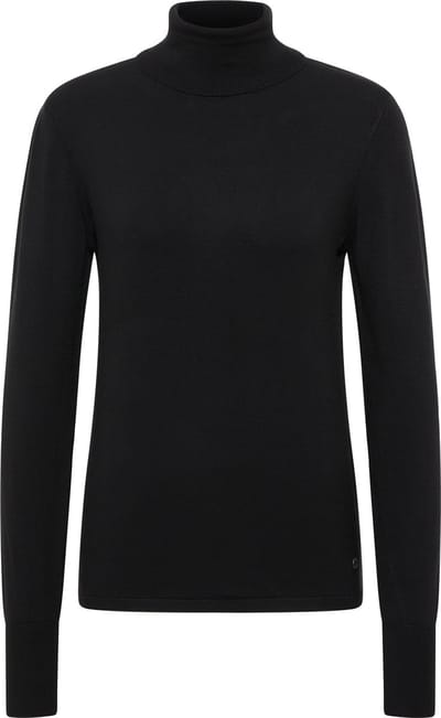 Mustang Carla T soft zwart col trui voor dames - maat M