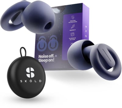 Sköld Slaap Oordopjes met Ultiem Comfort & Maximale Geluidsdemping 33 dB - 4 Maten – Sleep plugs – Slaapoordoppen – Earplugs Snurken – Zwart