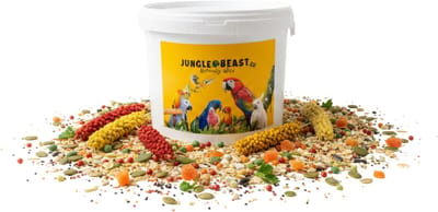 Parkieten - Voedingsmix - papegaaienvoer - eten voor papegaaien - papegaai eten - papegaaienvoer