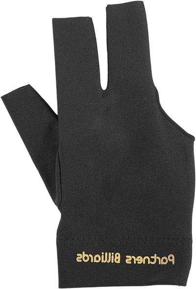 Biljart Handschoenen - Poolhandschoenen Cue - Spel Verbeteren - Ademend Polyurethaan - Palm 19-23cm - Zwart