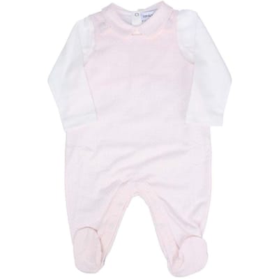 Emporio Armani Meisjes Katoenen Babysuit (Roze)