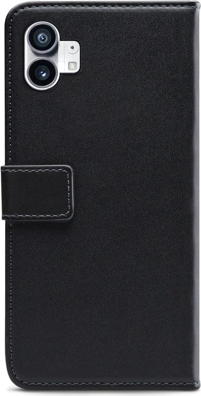 Mobilize Telefoonhoesje geschikt voor Nothing Phone (1) Hoesje | Mobilize Classic Gelly Wallet Bookcase Portemonnee | Pasjeshouder voor 2 Pasjes | Telefoonhoesje voor Pinpas / OV Kaart / Rijbewijs - Zwart