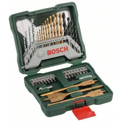 Bosch Accessories X-Line 2607019600 Boor- en bitassortiment 40-delig Metaal, Steen, Beton, Hout, Metselwerk, Plexiglas